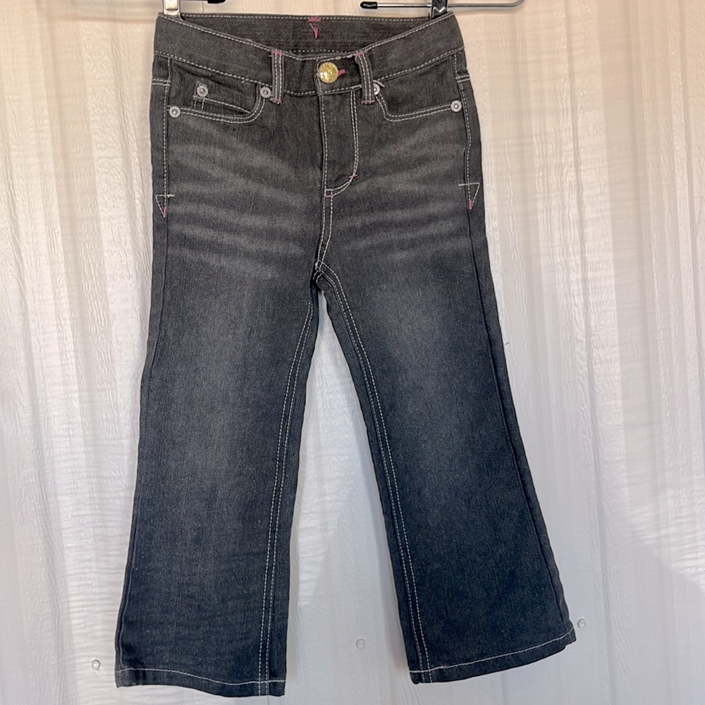 CHEROKEE‎ Toddlers Gray Embroidered Jeans 2T - Picture 2 of 5
